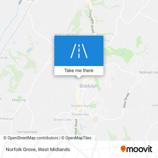 Norfolk Grove map