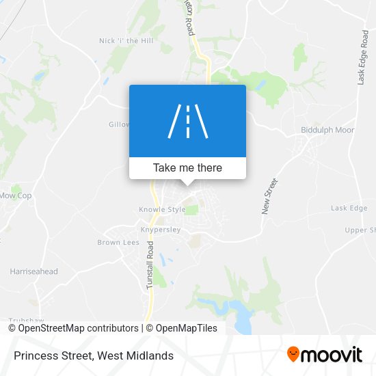 Princess Street map