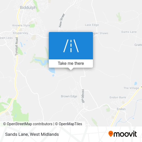 Sands Lane map