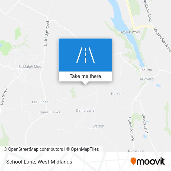 School Lane map