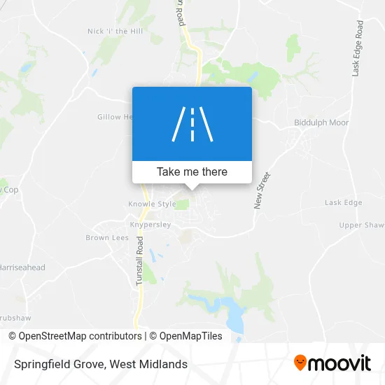 Springfield Grove map