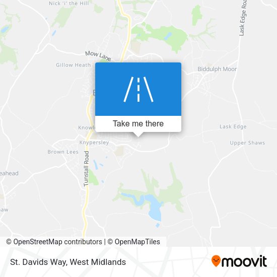 St. Davids Way map