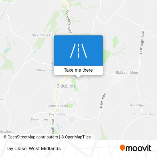 Tay Close map