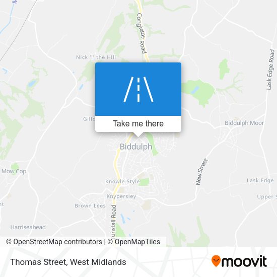 Thomas Street map
