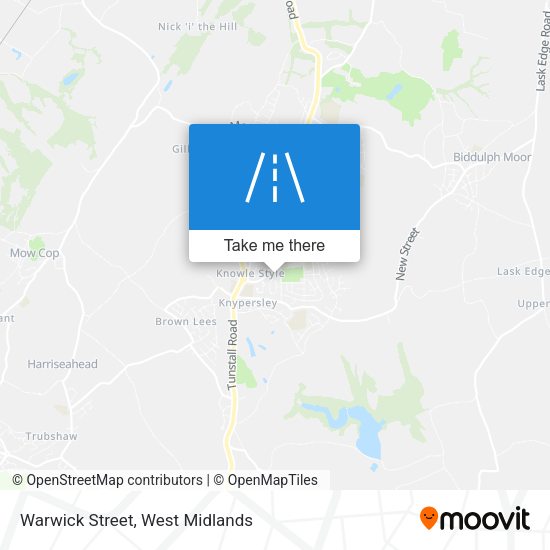 Warwick Street map