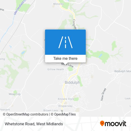 Whetstone Road map