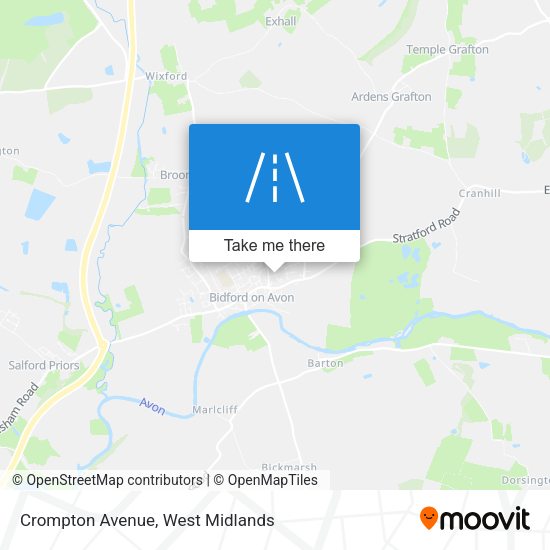 Crompton Avenue map