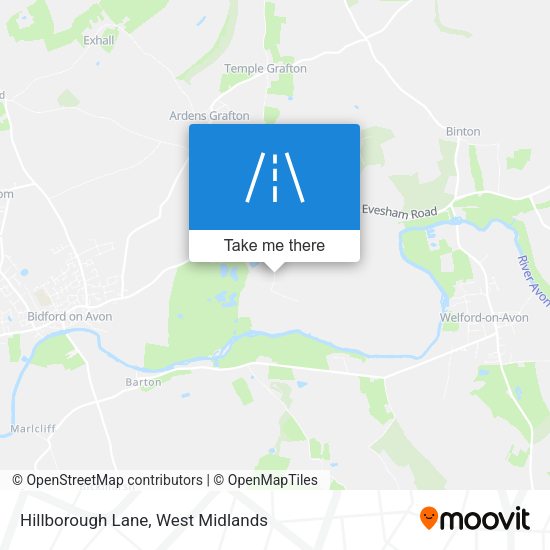 Hillborough Lane map
