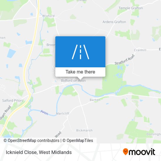 Icknield Close map