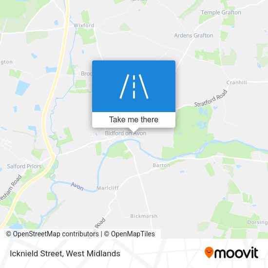 Icknield Street map