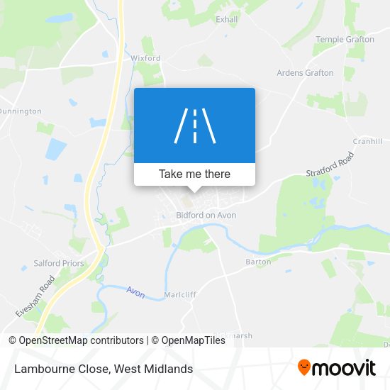 Lambourne Close map