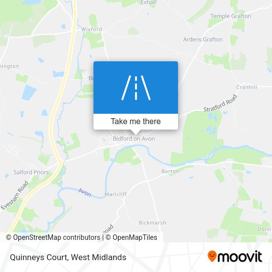 Quinneys Court map