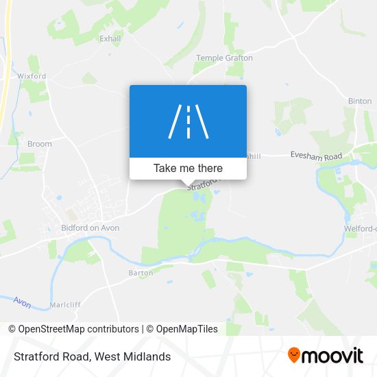 Stratford Road map