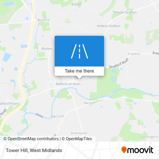 Tower Hill map