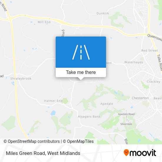 Miles Green Road map