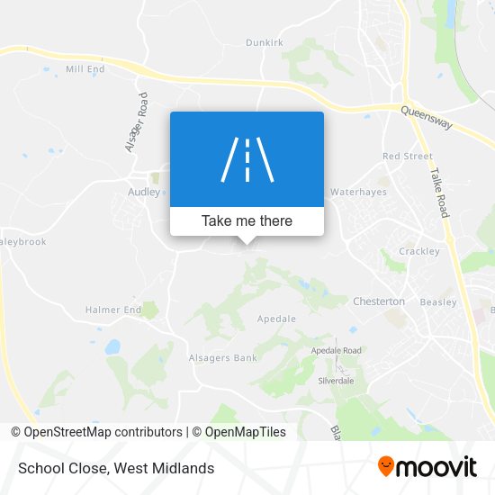 School Close map