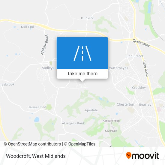 Woodcroft map