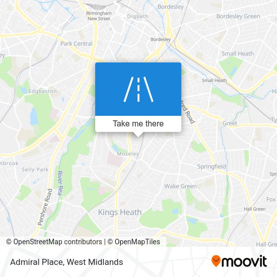 Admiral Place map