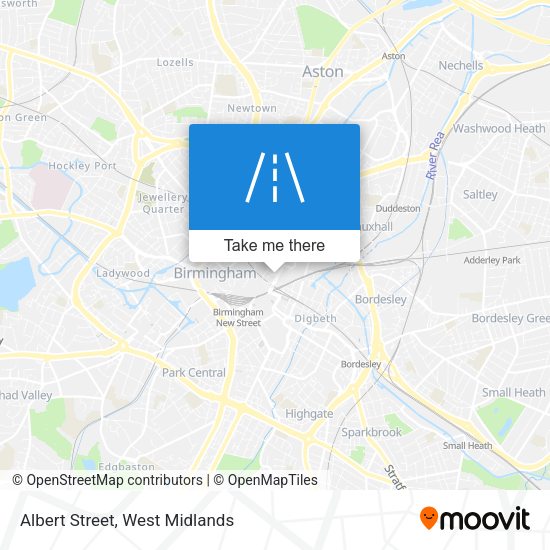 Albert Street map