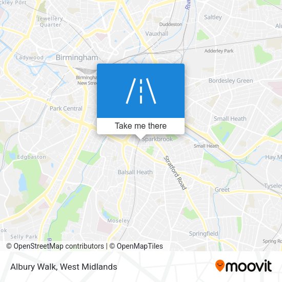 Albury Walk map