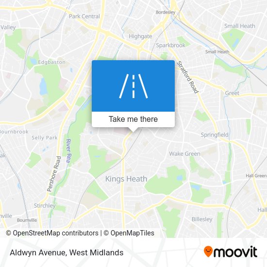 Aldwyn Avenue map