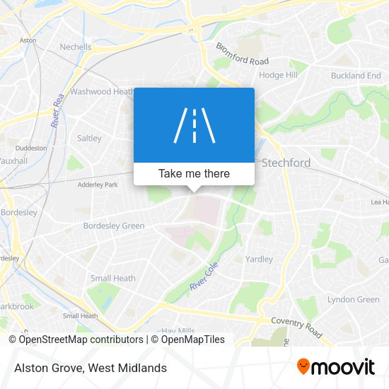 Alston Grove map