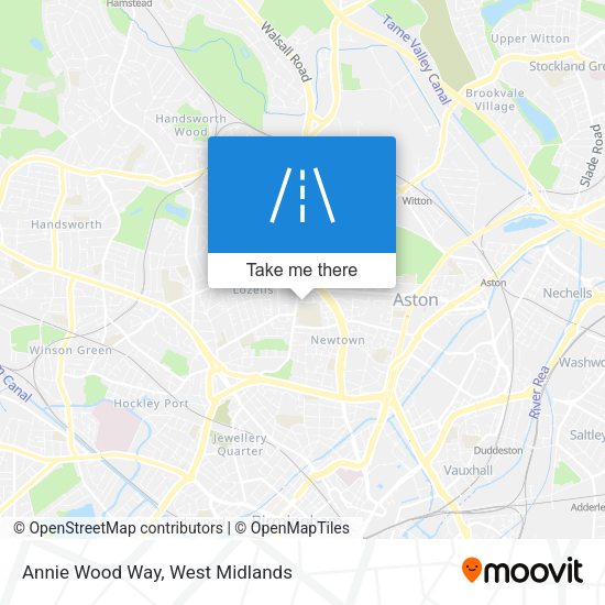 Annie Wood Way map