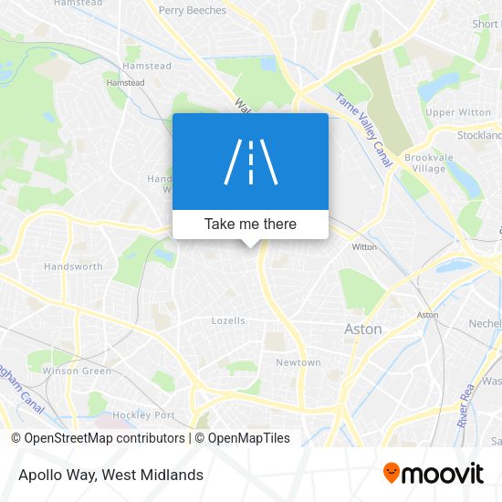 Apollo Way map