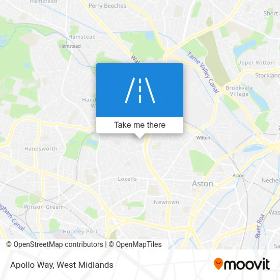 Apollo Way map