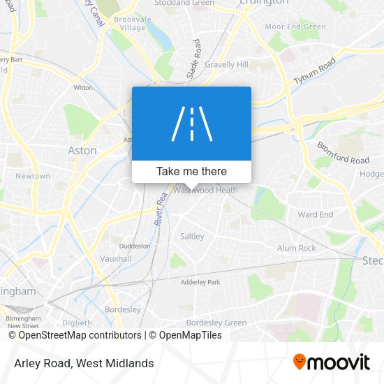Arley Road map