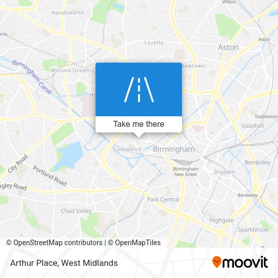Arthur Place map