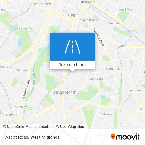 Ascot Road map