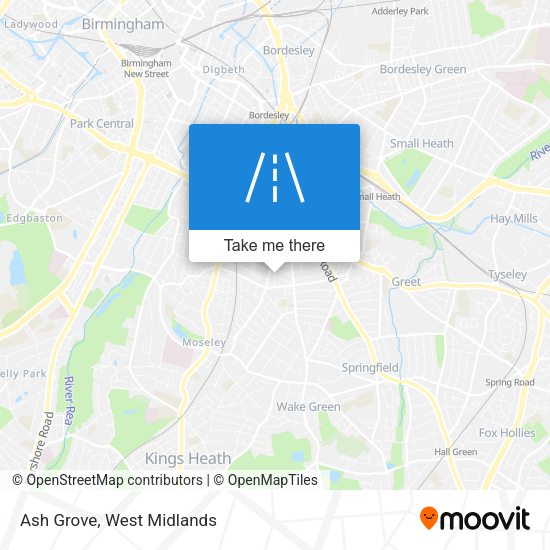 Ash Grove map