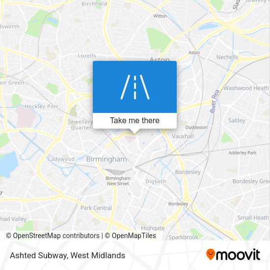 Ashted Subway map