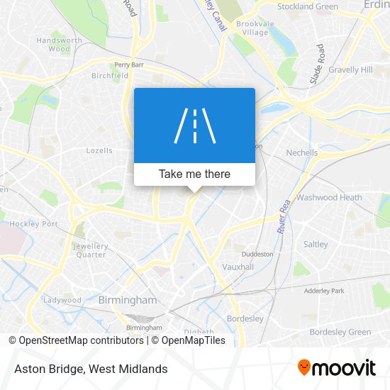 Aston Bridge map