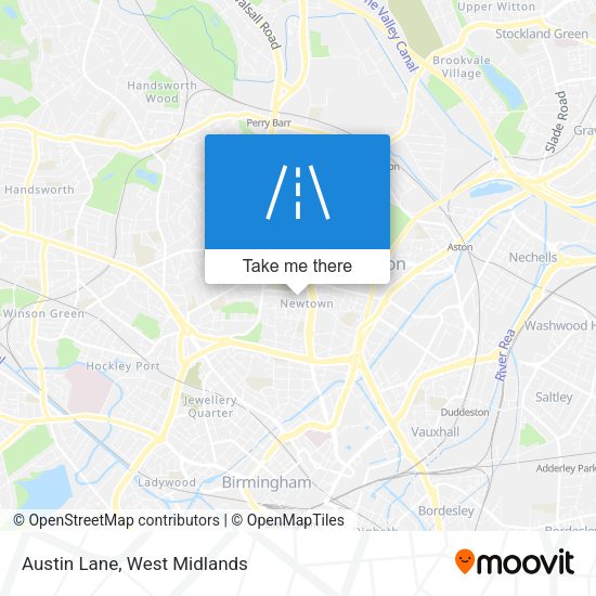 Austin Lane map