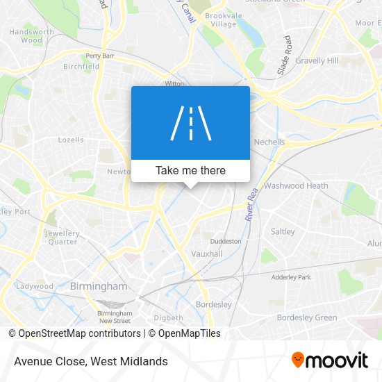 Avenue Close map