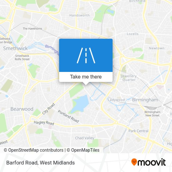 Barford Road map