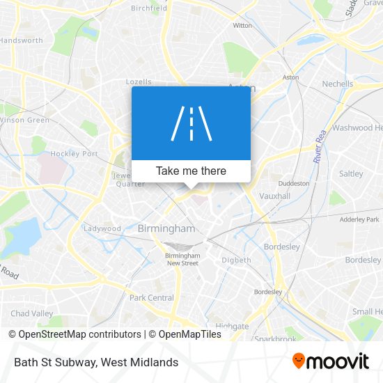 Bath St Subway map