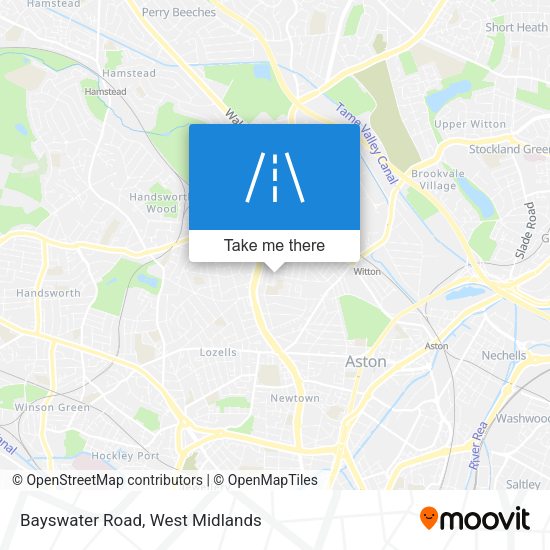 Bayswater Road map