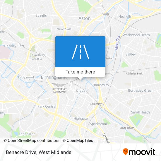Benacre Drive map