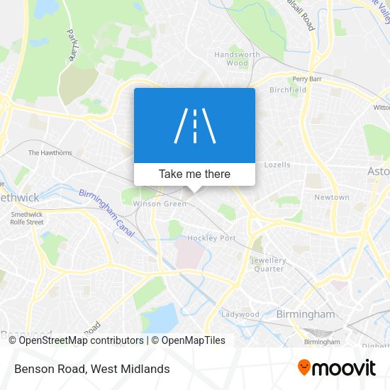 Benson Road map
