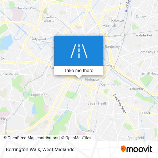 Berrington Walk map