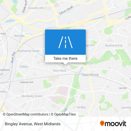 Bingley Avenue map