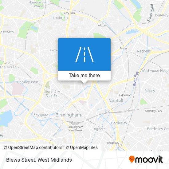 Blews Street map