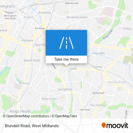 Blundell Road map