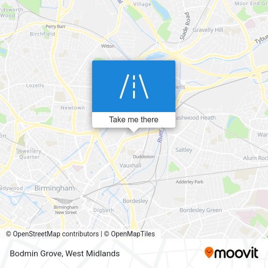 Bodmin Grove map