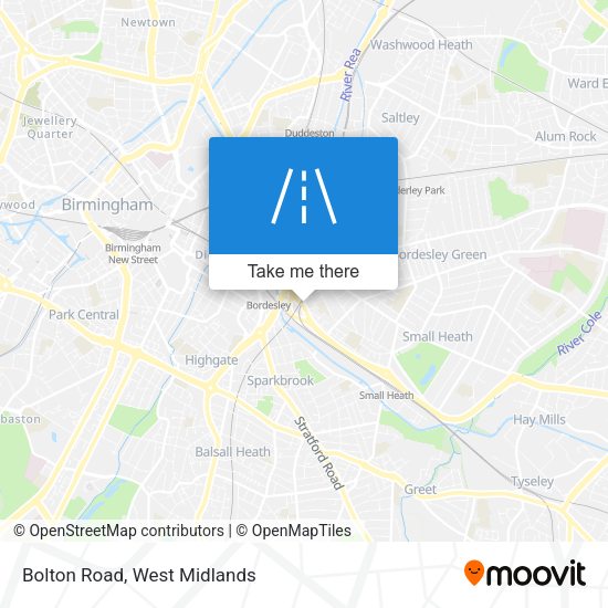Bolton Road map