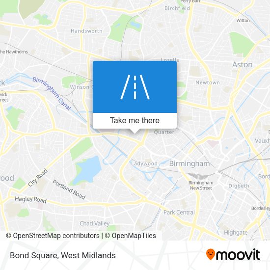 Bond Square map