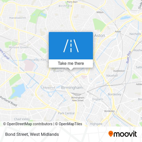 Bond Street map